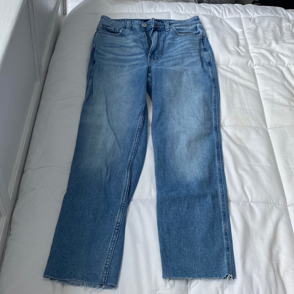 Hollister high rise mom jeans